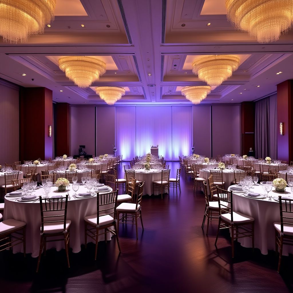 Evenementenzaal tijdens gala