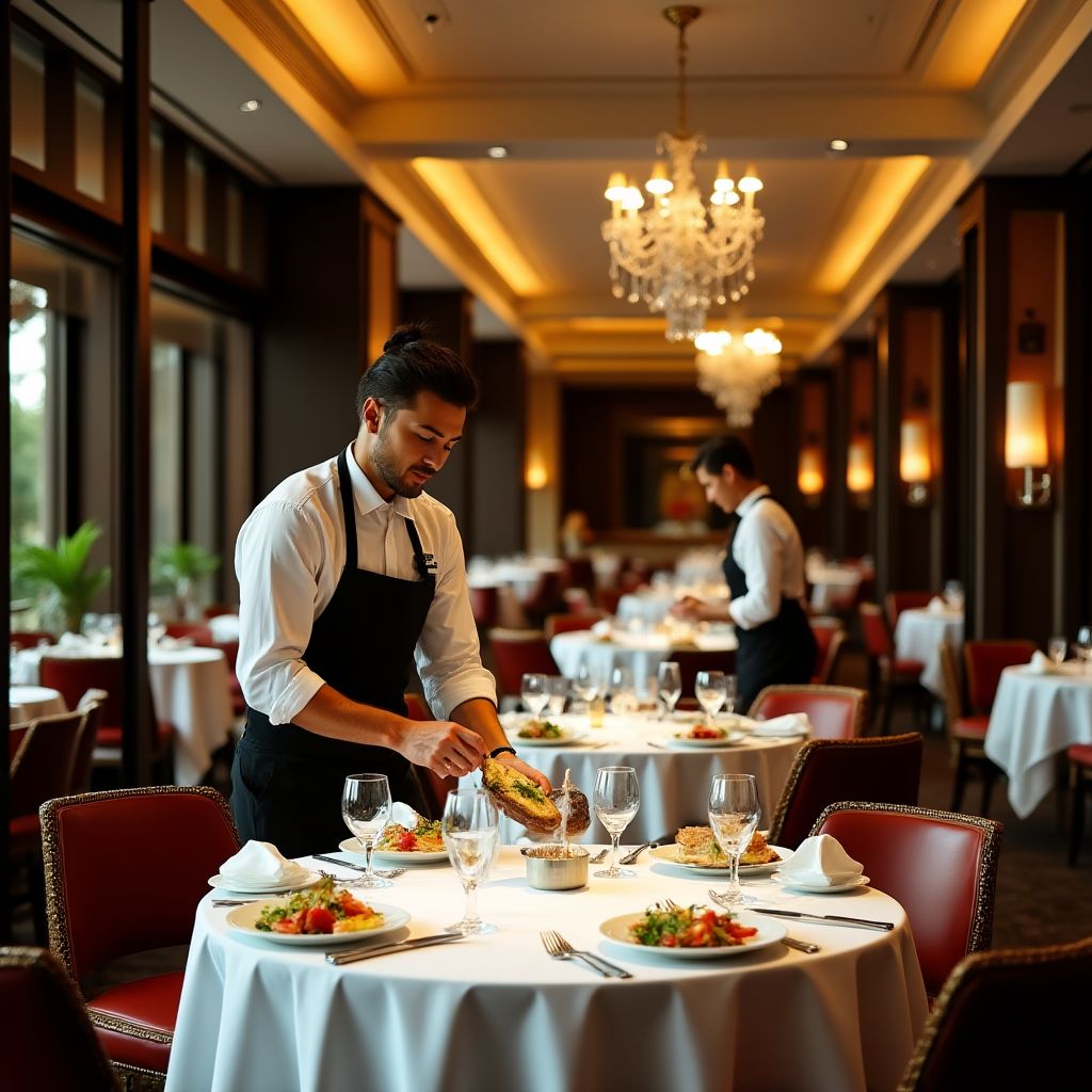 Hoogwaardig restaurant in het hotel