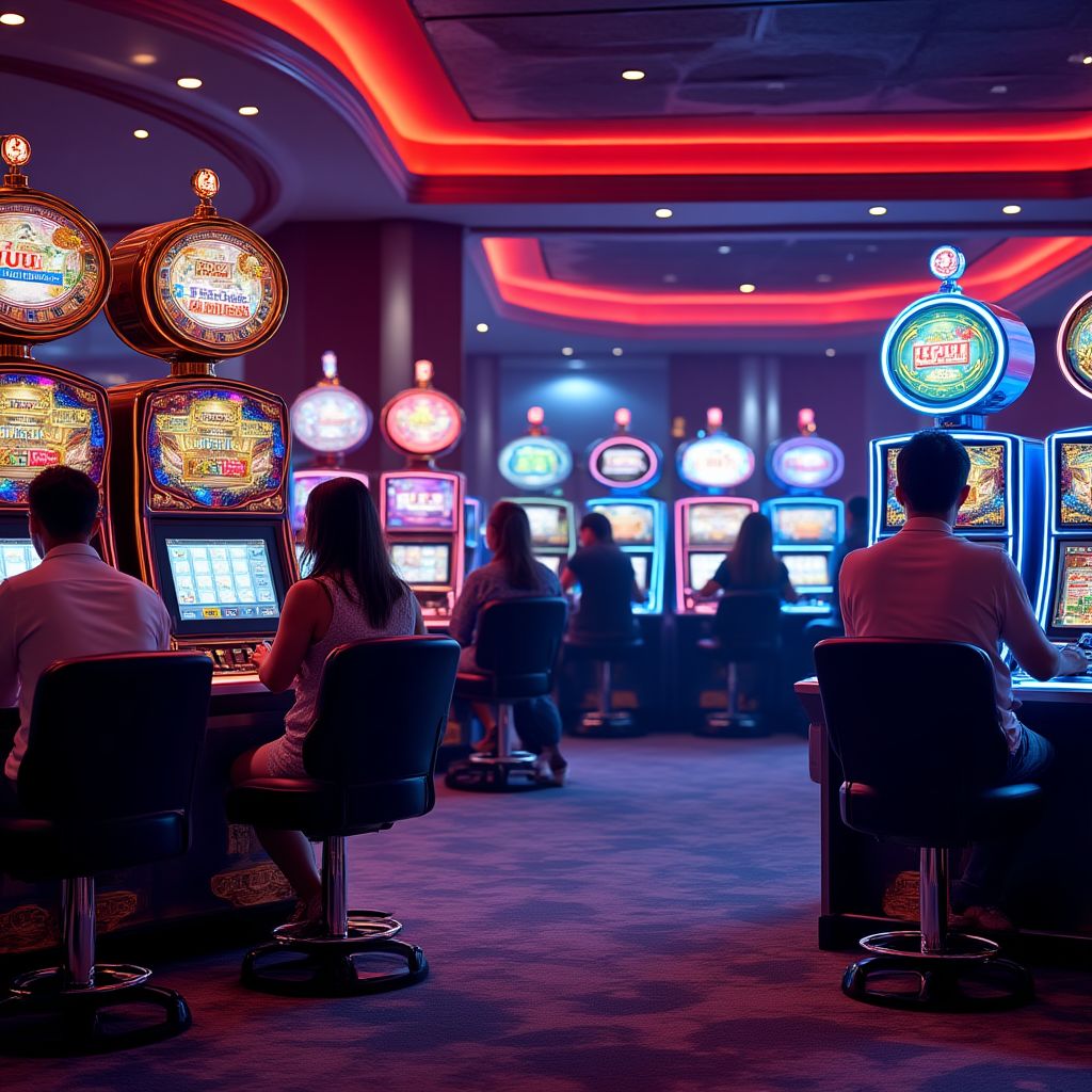 Moderne speelautomaten in casino